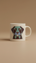 Black Lab ceramic mug