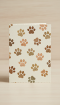 Greeting Card Set with Paw Print Details